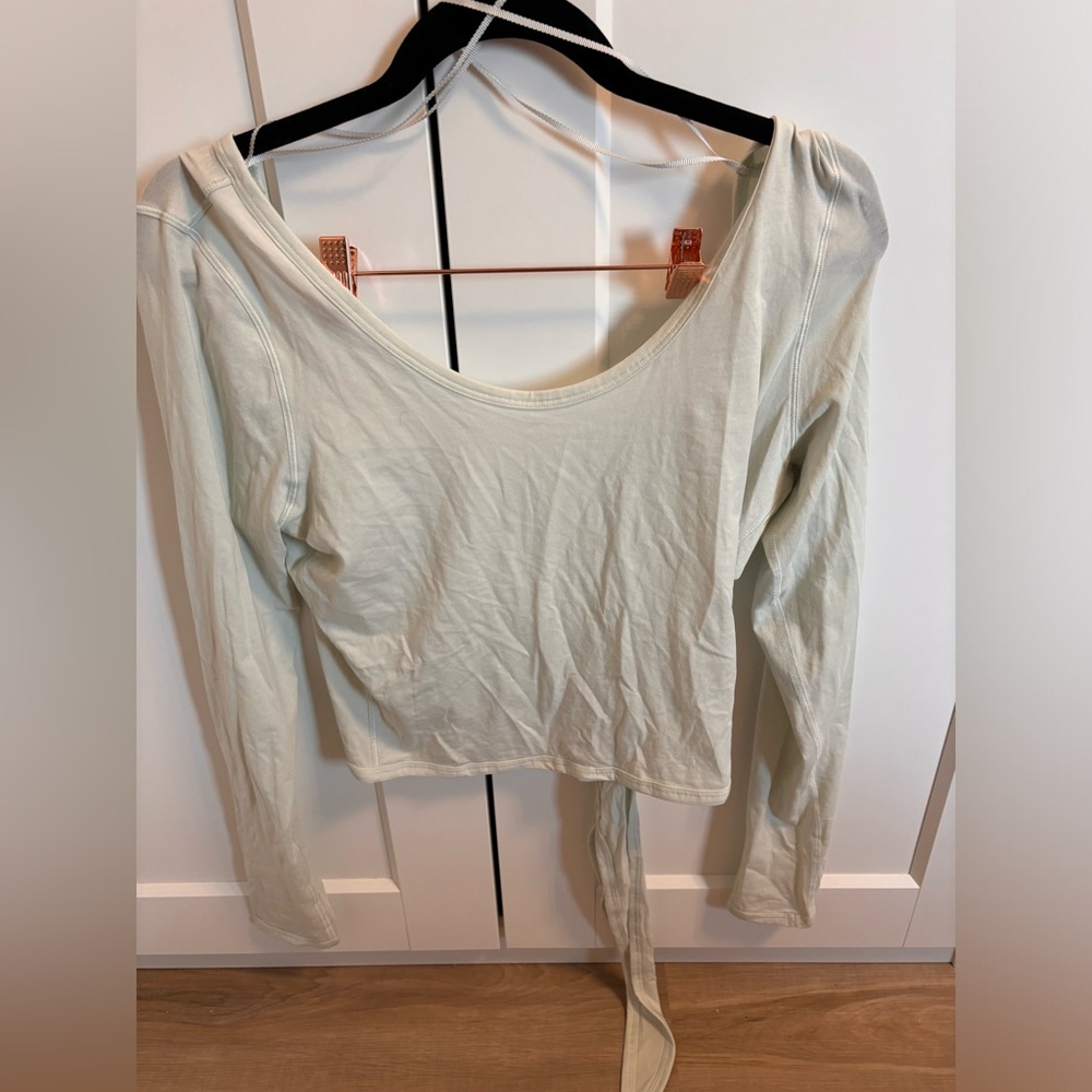 Lululemon front tie yoga top